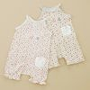 coeur a coeur - Cut-in Shoulder Floral Print Romper