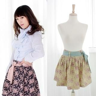 YesStyle.com: Women: NamuDDalgi: Floral Flare Skirt with Tie - Free International Shipping on orders over US$150