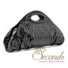 59 Seconds - Patent Croc-Grain Satchel 59 Seconds - Patent Croc-Grain Satchel