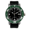 t. watch - Stainless Steel Water Resistant Watch - Black/Green