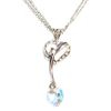 6thJune - "Heart Ribbon" - 颈炼 (Swarovski 闪亮水晶)
