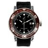 t. watch - Stainless Steel Water Resistant Watch - Black/Red