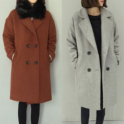 Women’s Double-Breasted Coats | YESSTYLE