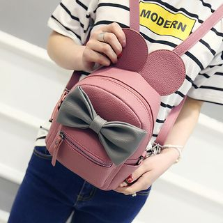 Buy Bam's Mouse Ear Bow Mini Backpack | YesStyle